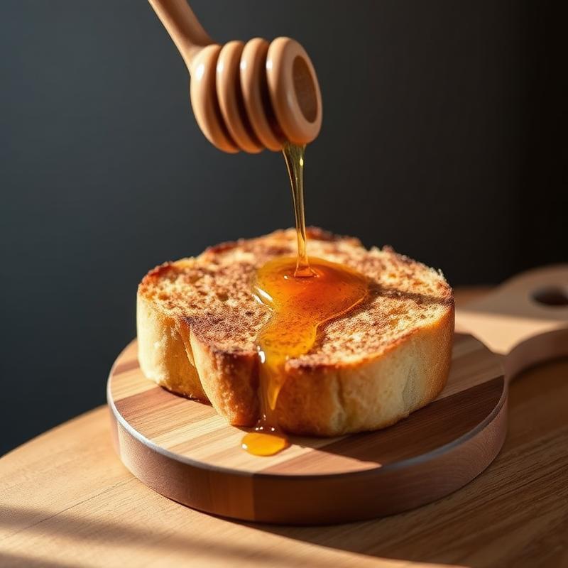 Pão com mel e canela